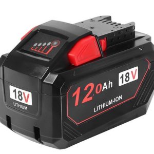 Replacement Battery Compatible with Milwaukee M18 Tools – 18V 12.0Ah