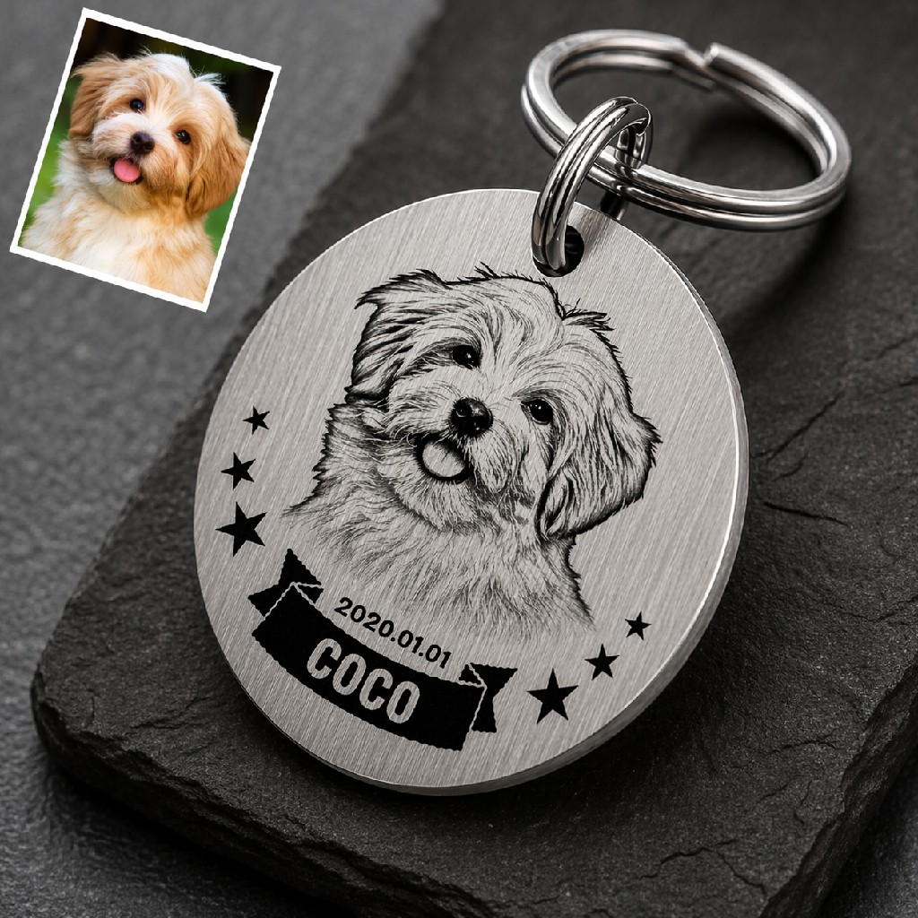 Choose Your Preferred Design Style and Customize a Unique Look for Your Pet’s ID Tag with Detailed Engraving and Timeless Appeal - Image 4