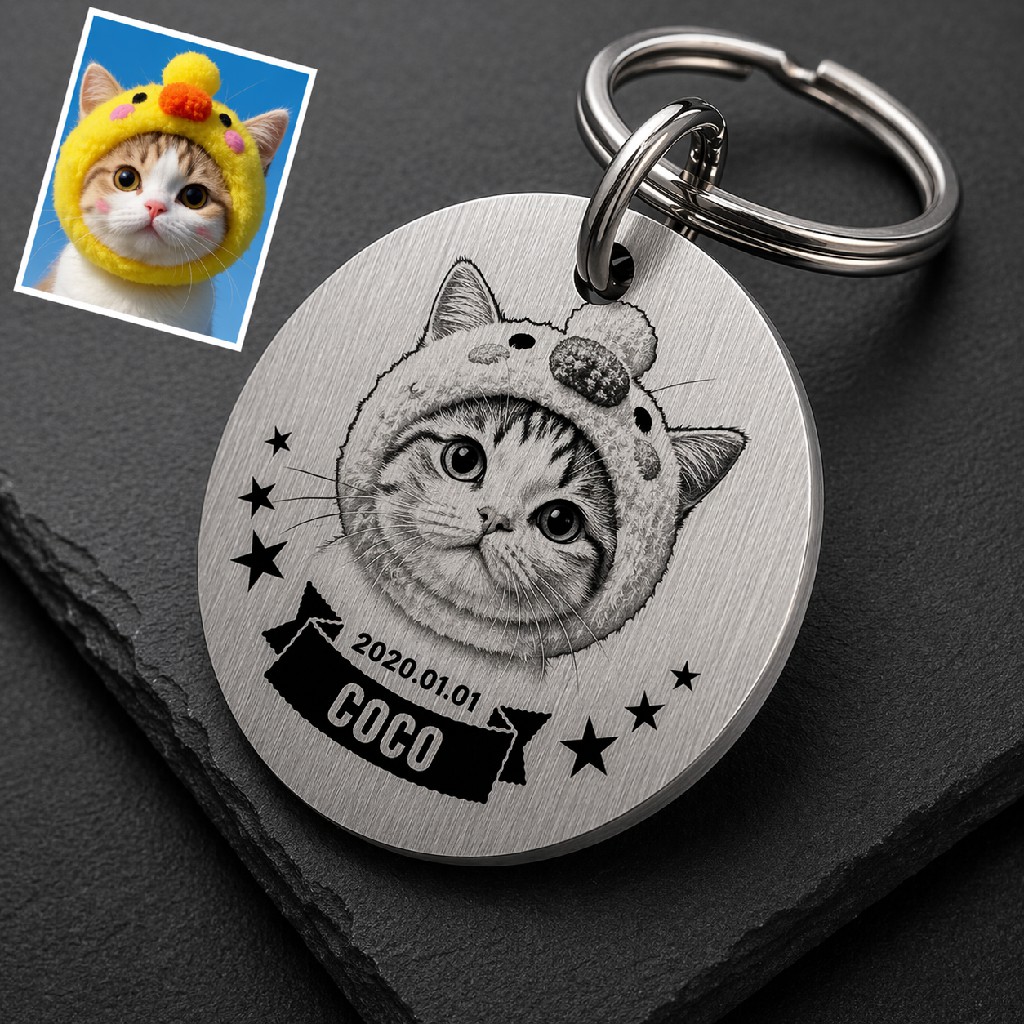 Choose Your Preferred Design Style and Customize a Unique Look for Your Pet’s ID Tag with Detailed Engraving and Timeless Appeal - Image 2
