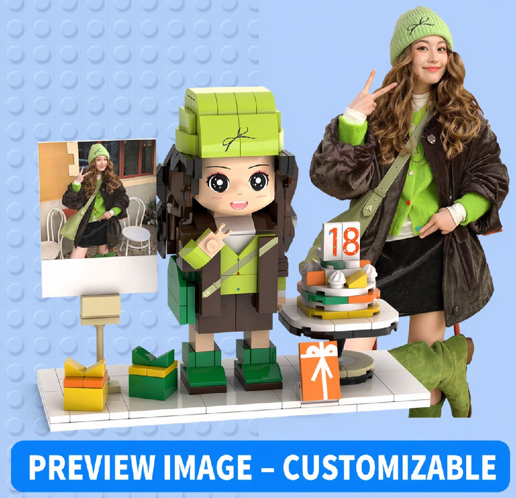 Personalized Photo Brick Figure – Custom Couple Mini Figure, DIY Portrait Gift for Boyfriend, Girlfriend, Birthday or Anniversary - Image 6