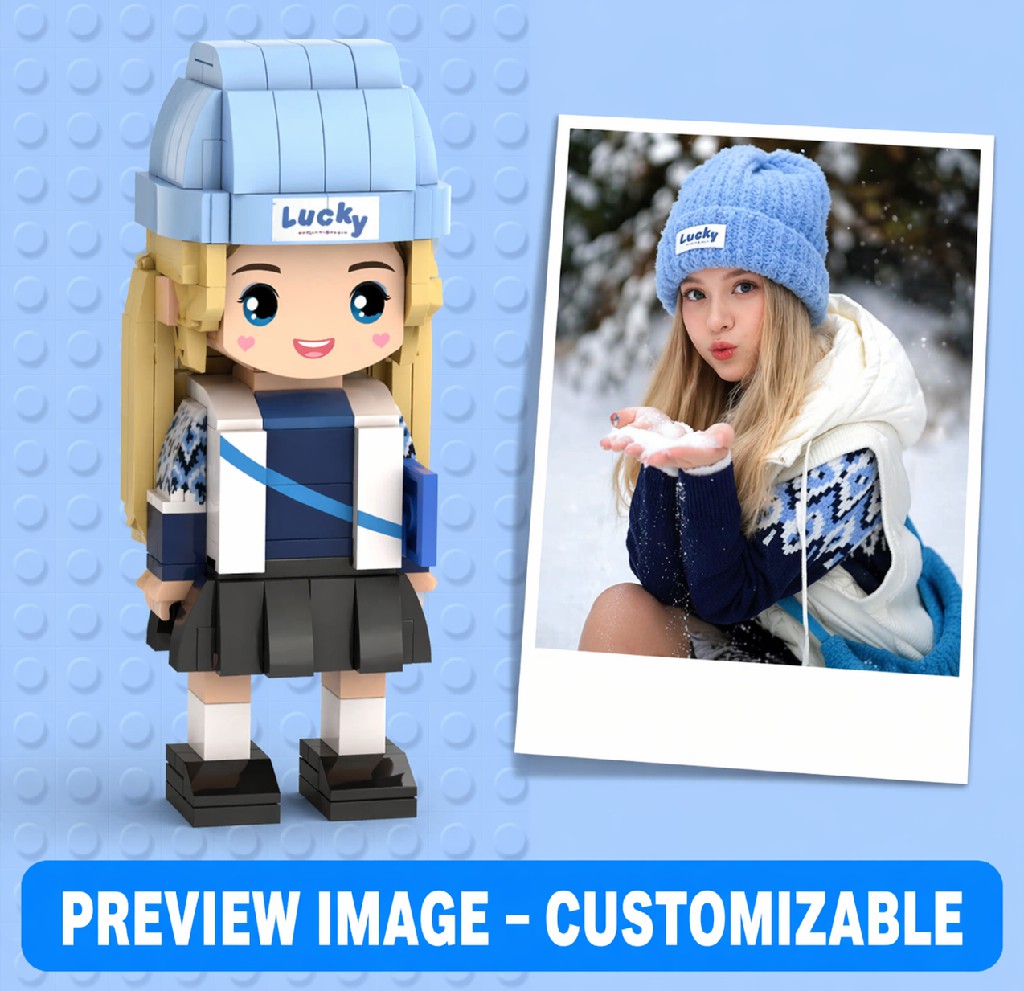 Personalized Photo Brick Figure – Custom Couple Mini Figure, DIY Portrait Gift for Boyfriend, Girlfriend, Birthday or Anniversary - Image 5