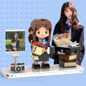Personalized Photo Brick Figure – Custom Couple Mini Figure, DIY Portrait Gift for Boyfriend, Girlfriend, Birthday or Anniversary