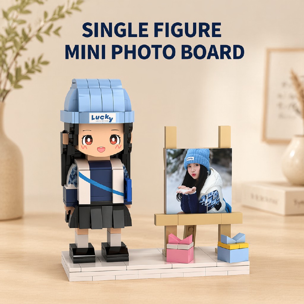 Personalized Photo Brick Figure – Custom Couple Mini Figure, DIY Portrait Gift for Boyfriend, Girlfriend, Birthday or Anniversary - Image 8