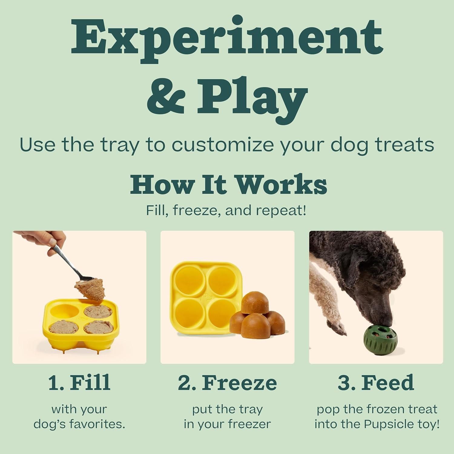 Pupsicle Interactive Dog Ball Toy & Treat Tray – Long-Lasting, Easy to Clean, for Medium & Large Dogs - Image 10