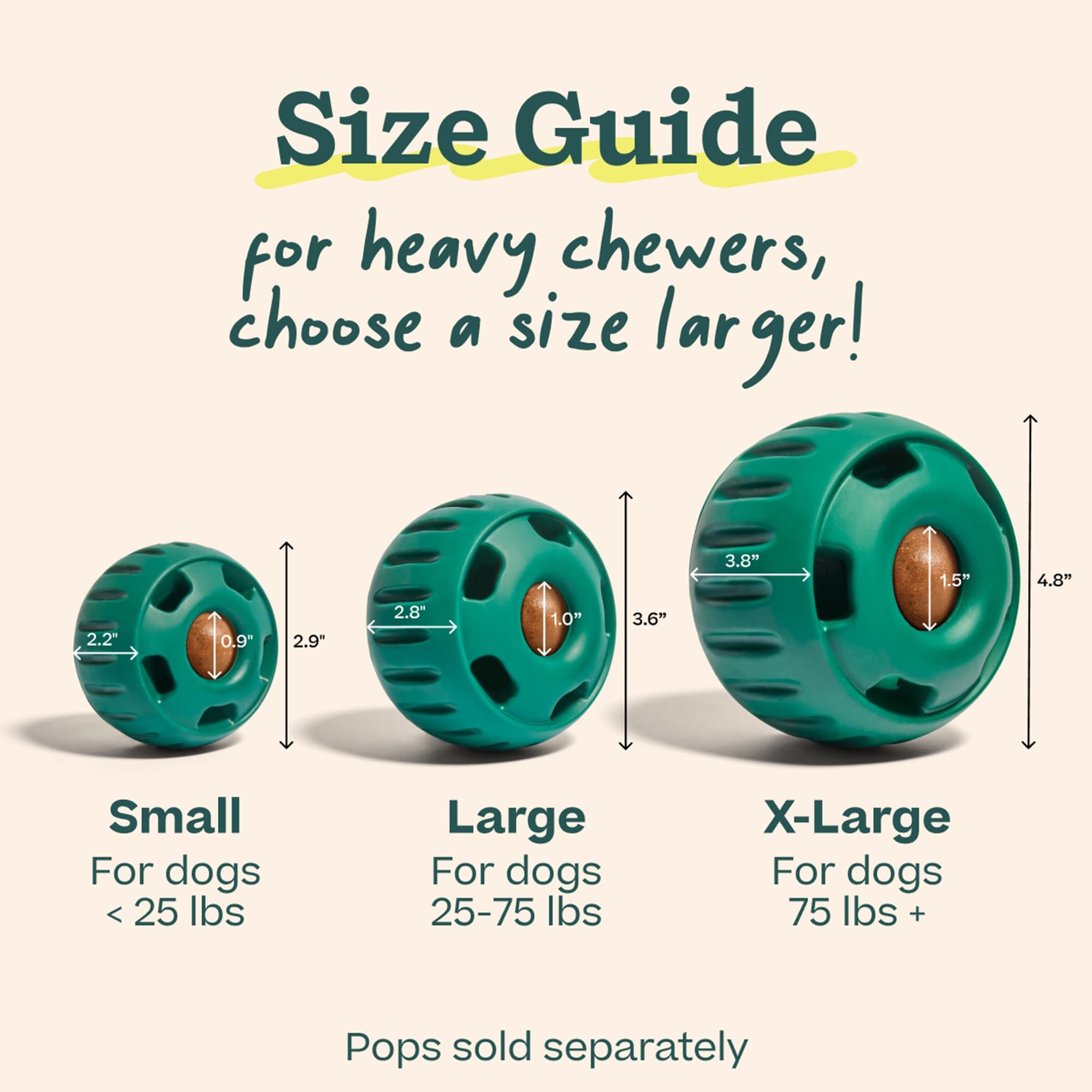 Pupsicle Interactive Dog Ball Toy & Treat Tray – Long-Lasting, Easy to Clean, for Medium & Large Dogs - Image 3