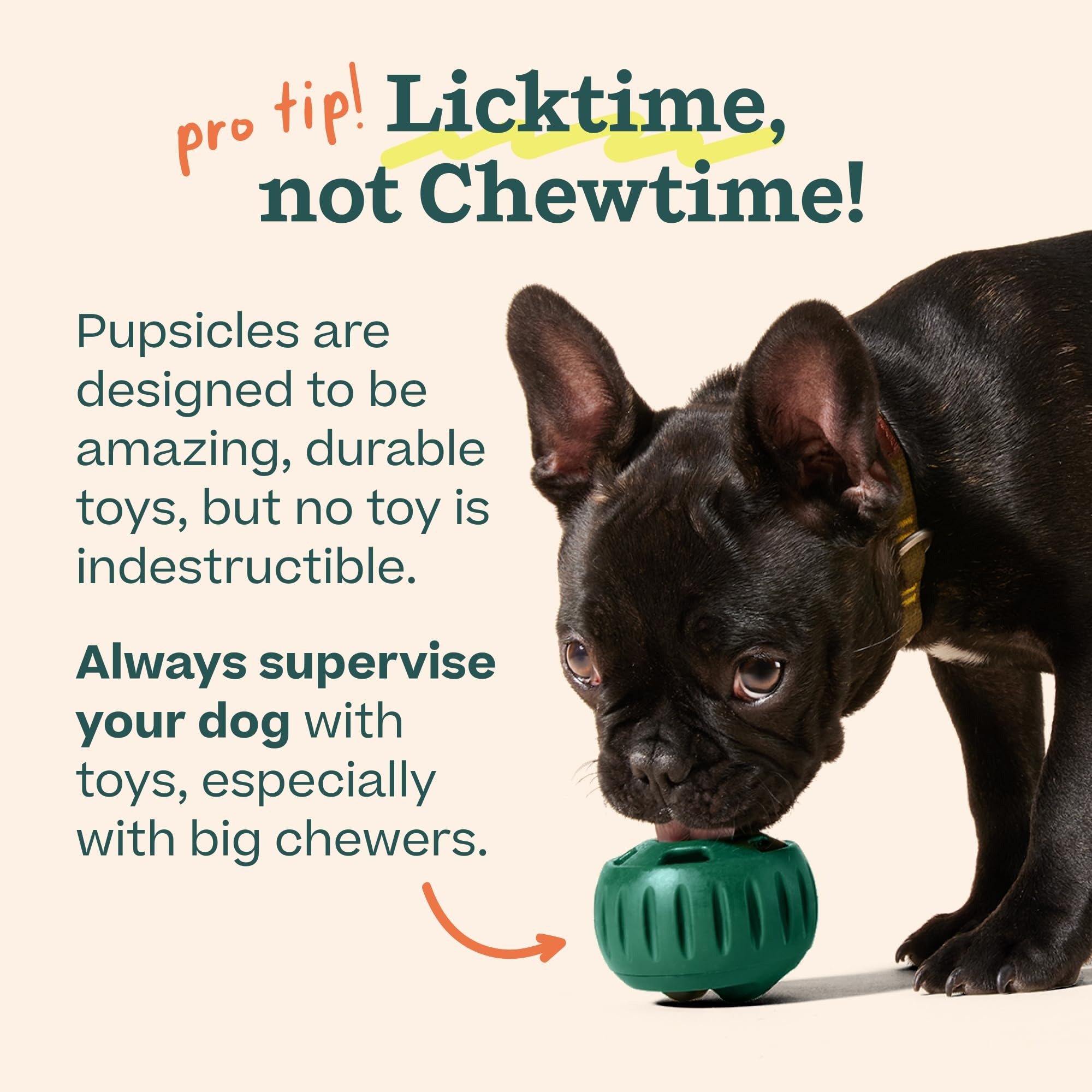 Pupsicle Interactive Dog Ball Toy & Treat Tray – Long-Lasting, Easy to Clean, for Medium & Large Dogs - Image 13