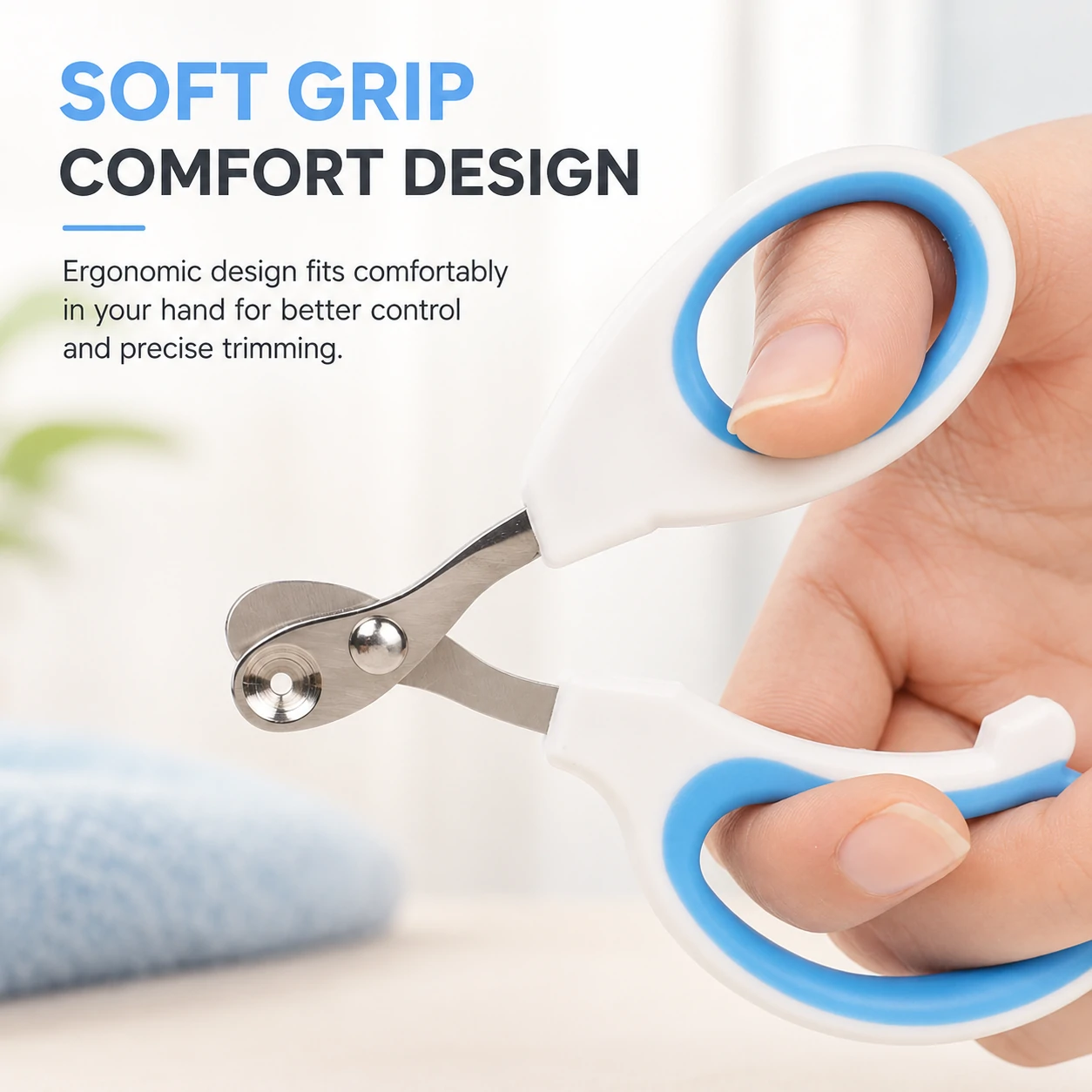 Safe Quick-Trim Pet Nail Clippers for Cats & Small Dogs - Image 3