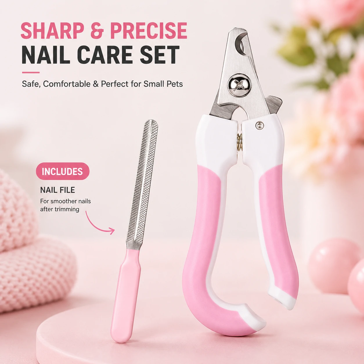 Safe Quick-Trim Pet Nail Clippers for Cats & Small Dogs - Image 10