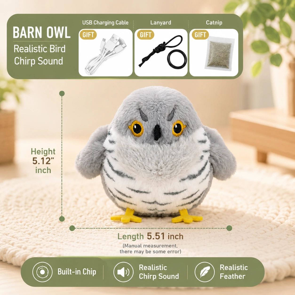 Interactive Flapping Bird Cat Toy - Image 13