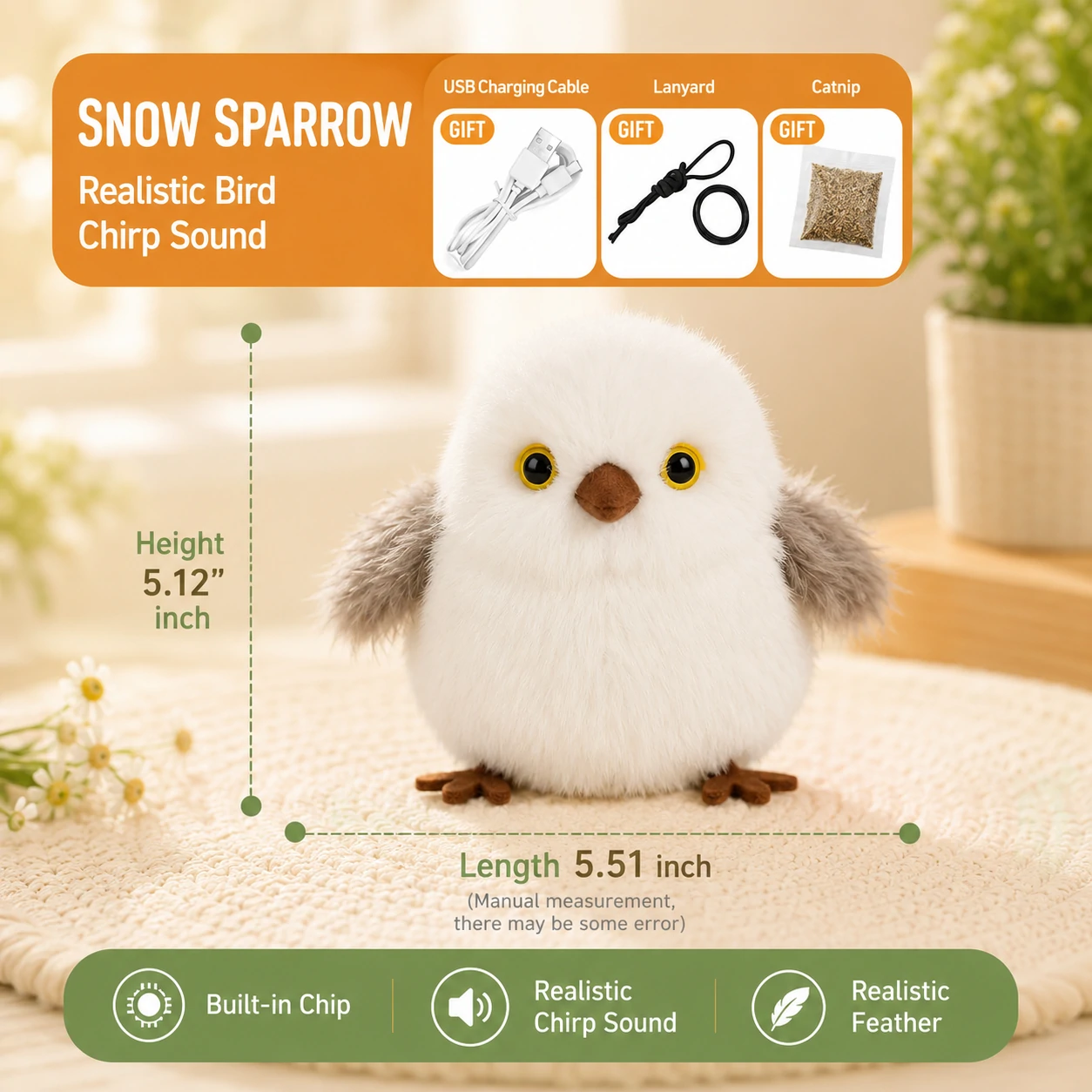Interactive Flapping Bird Cat Toy - Image 14