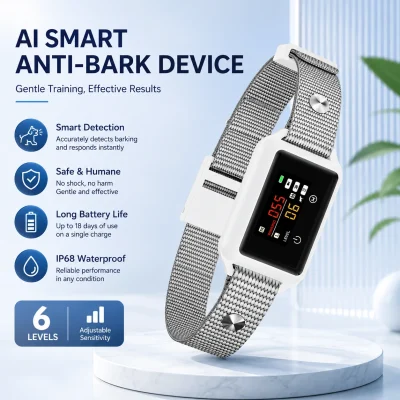 AI Smart Anti-Bark Collar for Dogs