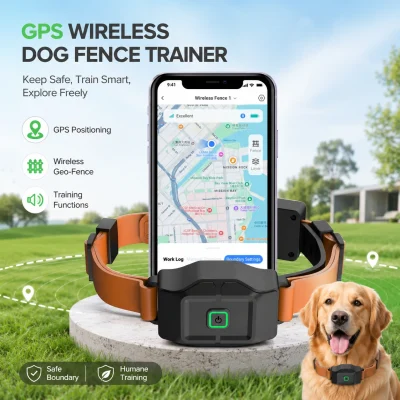 GPS Wireless Dog Fence & Training Collar