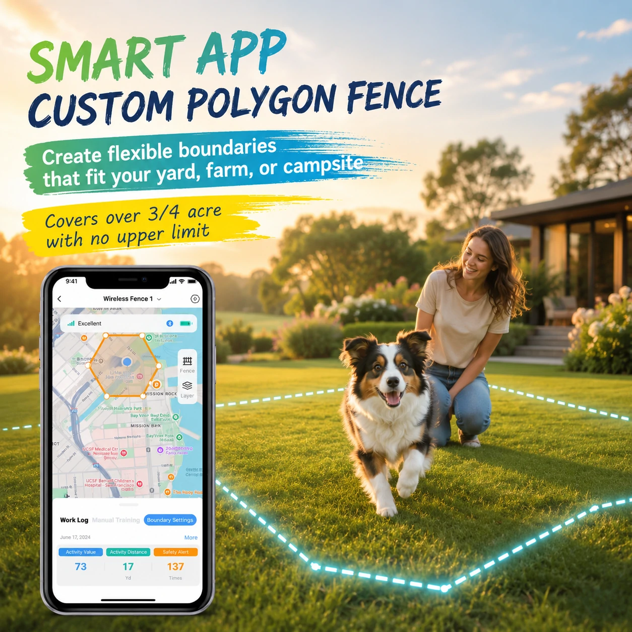 GPS Wireless Dog Fence & Training Collar - Image 4