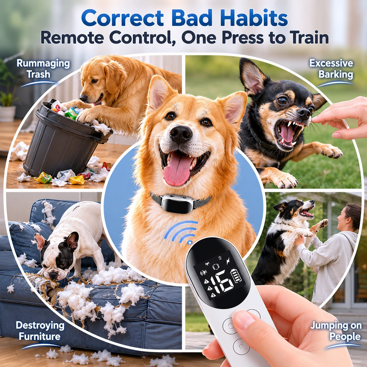 Humane Remote Dog Training Collar - Image 3