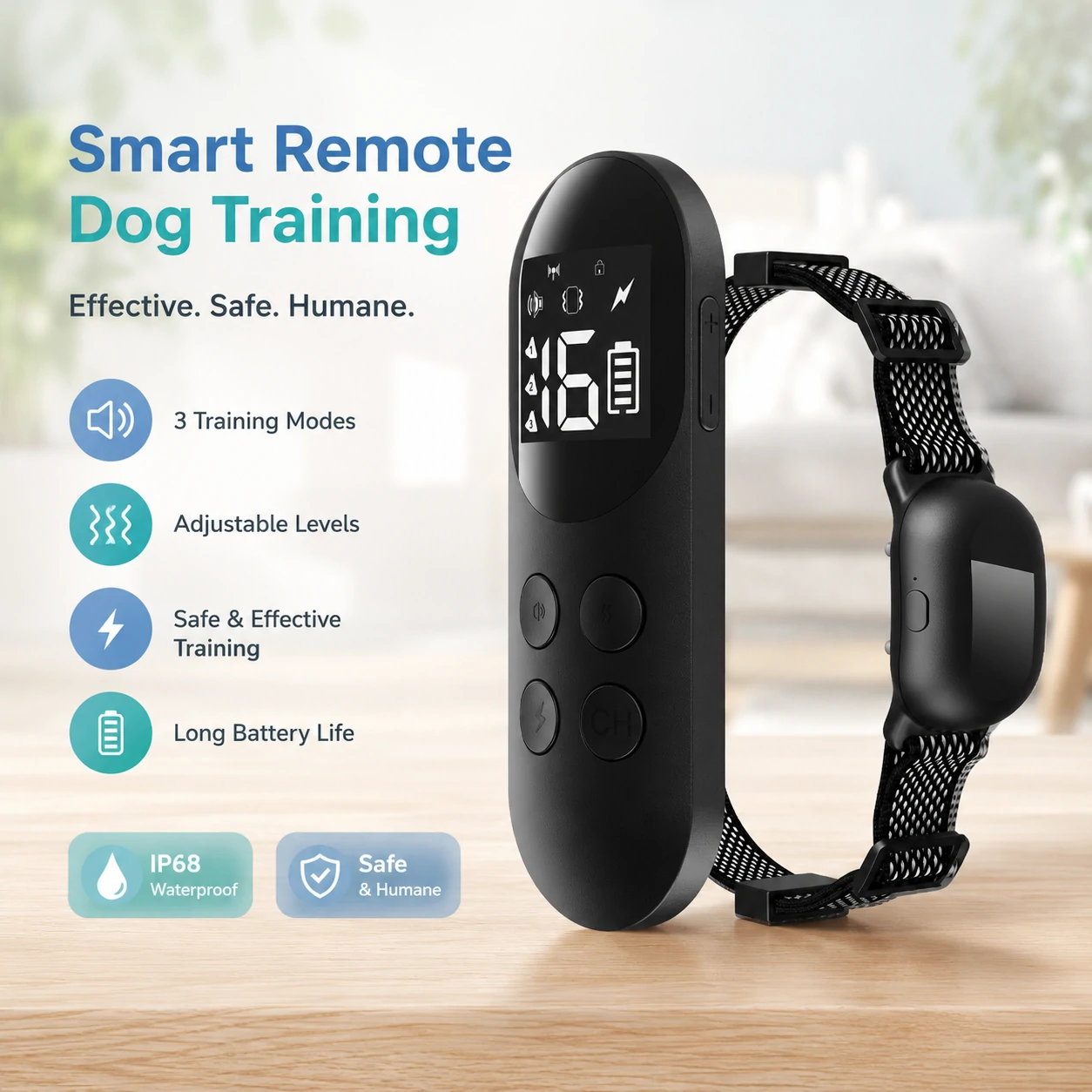 Humane Remote Dog Training Collar - Image 2