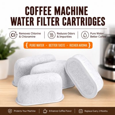 12 Pack Premium Coffee Machine Water Filter Replacement Cartridges
