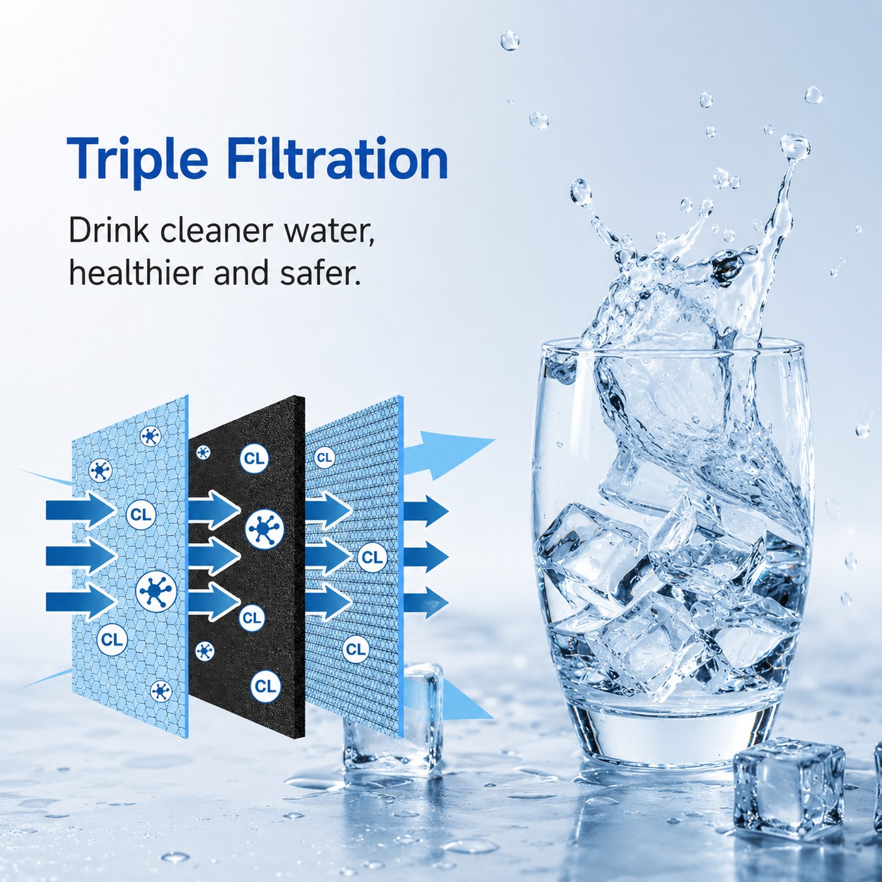 Universal LT1000P Refrigerator Water Filter Replacement Cartridge - Image 5