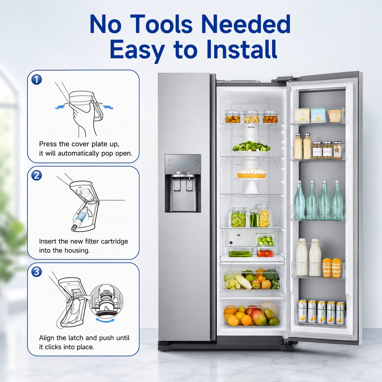 Universal LT1000P Refrigerator Water Filter Replacement Cartridge - Image 4