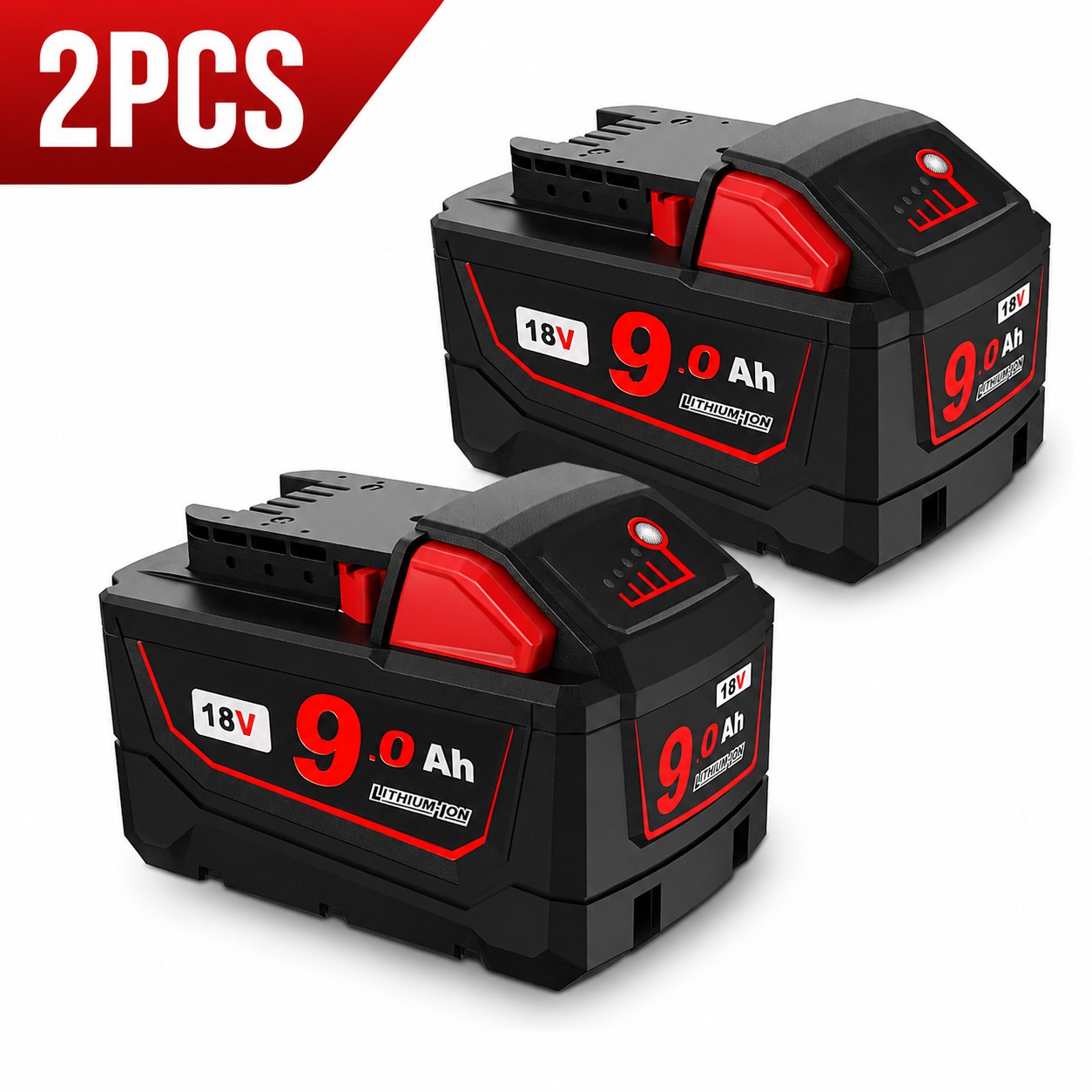 18V 9.0Ah Replacement Battery for Milwaukee M18 Tools - Image 5