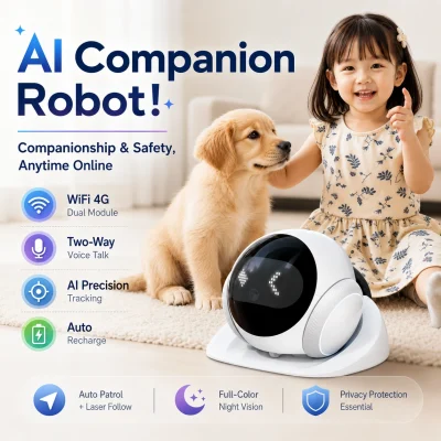 AI Pet Security Camera Robot