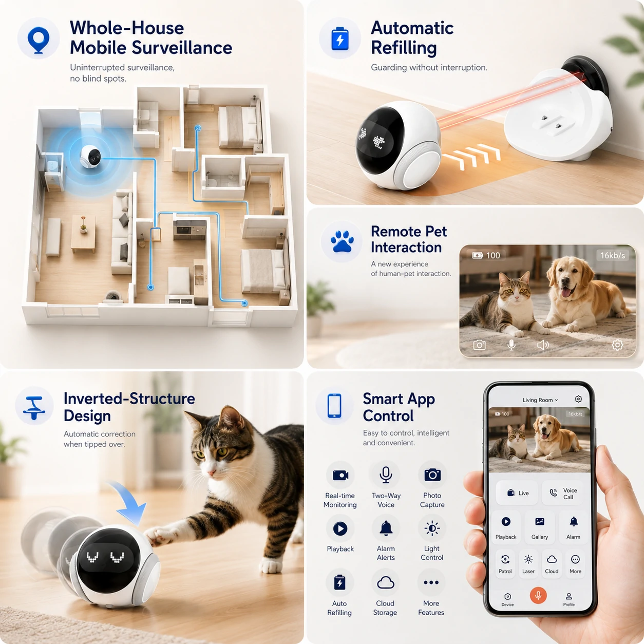 AI Pet Security Camera Robot - Image 3