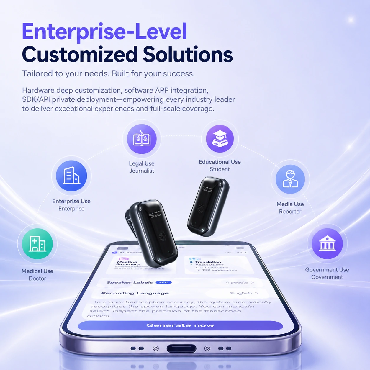 AI Smart Recorder with Real-Time Transcription & Translation - Image 8