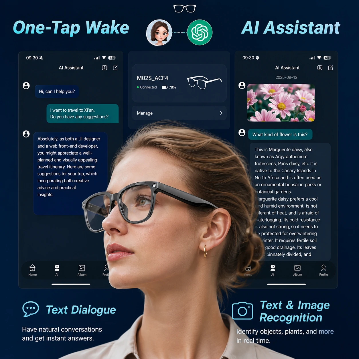 AI Camera Glasses with Translation Features - Image 3