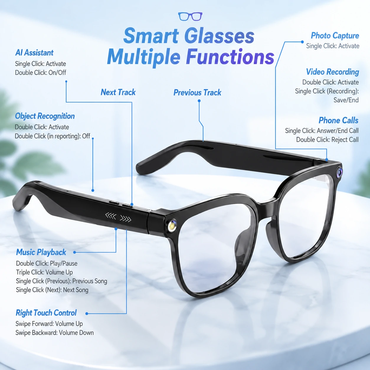 AI Camera Glasses with Translation Features - Image 4