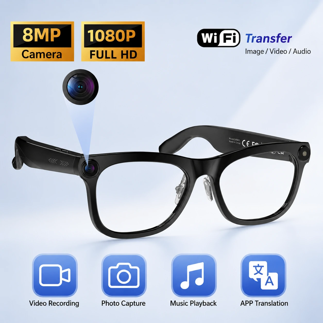 AI Camera Glasses with Translation Features - Image 6